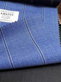 AR6552 ARISTON Super130's Blue X Navy Blue Stripe[Fabric] HOSOI SYOJI Additional Images