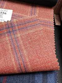 AR6556 ARISTON Super130's Orange Check[Fabric] HOSOI SYOJI Additional Images