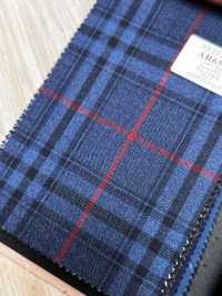 AR6557 ARISTON Super130's Navy Blue Check[Fabric] HOSOI SYOJI Additional Images