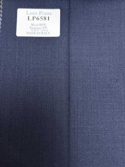 LP6581 Loro Piana Navy Blue No Pattern