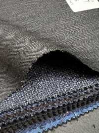 LP6587 Loro Piana Super130's Gray Herringbone[Fabric] HOSOI SYOJI Additional Images