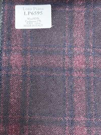 LP6595 Loro Piana Red Check