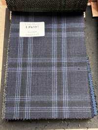 LP6597 Loro Piana Navy Blue Check[Fabric] HOSOI SYOJI Additional Images
