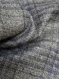 LP6598 Loro Piana Gray X Navy Blue Check[Fabric] HOSOI SYOJI Additional Images