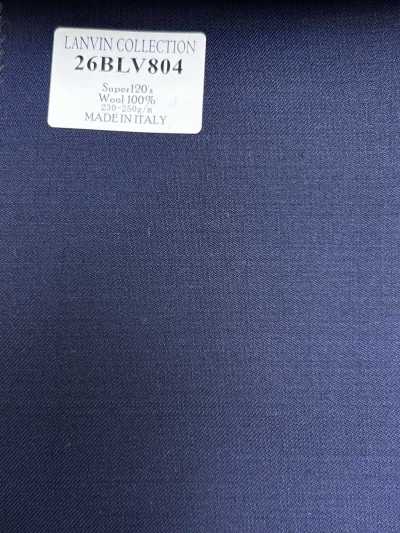 26BLV804 LANVIN COLLECTION Super120's Navy No Pattern