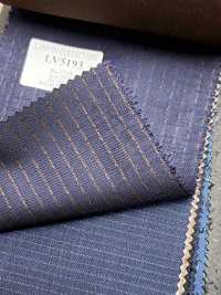 LV5193 LANVIN COLLECTION Navy Blue × Brown Stripe[Fabric] HOSOI SYOJI Additional Images