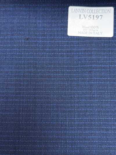 LANVIN COLLECTION Navy Blue Horizontal Stripes