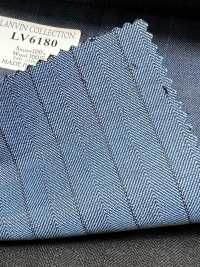 LV6180 LANVIN COLLECTION Super120's Blue Stripe[Textile] HOSOI SYOJI Additional Images