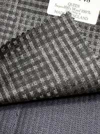 DM6148 DORMEUIL QUEEN Super100's Gray Check[Fabric] HOSOI SYOJI Additional Images