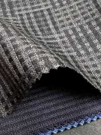 DM6148 DORMEUIL QUEEN Super100's Gray Check[Fabric] HOSOI SYOJI Additional Images
