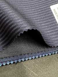 DM6150 DORMEUIL QUEEN Super100's Navy Blue Stripe[Fabric] HOSOI SYOJI Additional Images