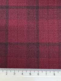 DM5137 DORMEUIL QUEEN Super100's Red Check[Fabric] HOSOI SYOJI Additional Images