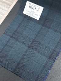 DM5138 DORMEUIL QUEEN Super100's Green Check[Fabric] HOSOI SYOJI Additional Images