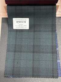 DM5138 DORMEUIL QUEEN Super100's Green Check[Fabric] HOSOI SYOJI Additional Images