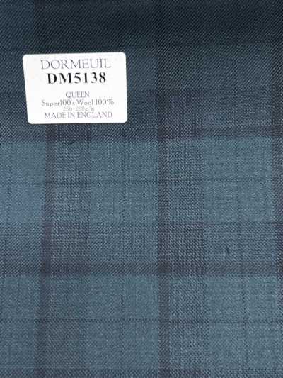 DM5138 DORMEUIL QUEEN Super100's Green Check