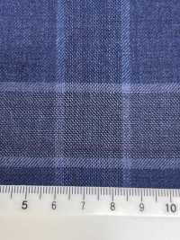 DM5144 DORMEUIL QUEEN Super100's Navy Blue Check[Fabric] HOSOI SYOJI Additional Images