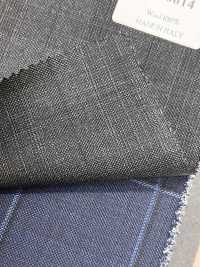 CR6614 CARNET 3PLY Dark Gray Check[Fabric] HOSOI SYOJI Additional Images