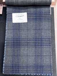 CR6617 CARNET 3-ply Gray X Navy Blue Check[Fabric] HOSOI SYOJI Additional Images