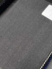 CN6568 CANONICO Super110's Dark Brown Stripe[Fabric] HOSOI SYOJI Additional Images