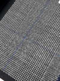 CN5572 CANONICO Super110's Brown × Blue Check[Fabric] HOSOI SYOJI Additional Images