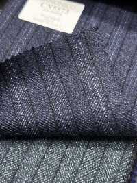 CN5573 CANONICO Super110's Blue Stripe[Fabric] HOSOI SYOJI Additional Images