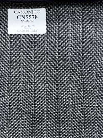 CN5578 CANONICO Super 110's Gray Stripe