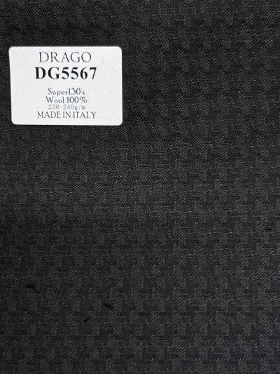DG5567 DRAGO Super130's Dark Navy Houndstooth