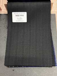 MR3593 MARZOTTO Super110's Black Stripe[Textile] HOSOI SYOJI Additional Images