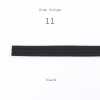 11 Rayon 100% Side Stripe Tape, Viscose Stripe Edging, 9mm Width, Black