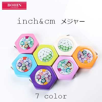 22290 Floral Centimeter & Inch Measuring Tape (BOHIN)