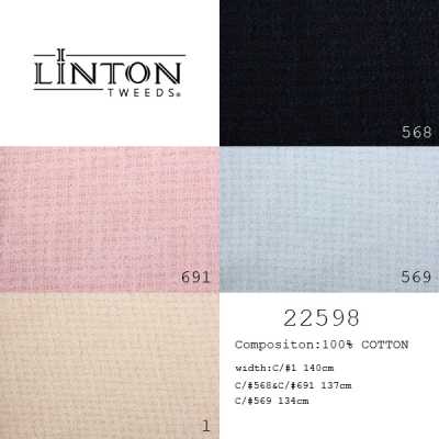 22598 Linton Tweed, Made In England, Outer Fabric