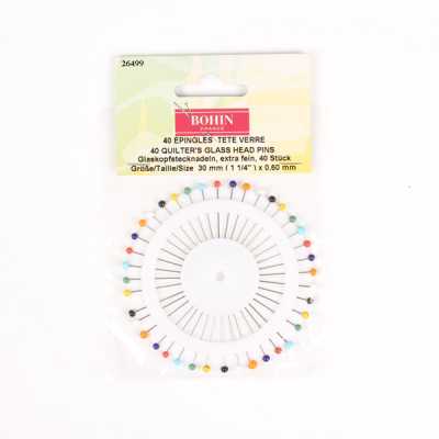 Colorful Glass-head Pins (BOHIN)