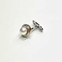 3003 Sterling Silver White Pearl Cufflinks[Formal Accessories] Yamamoto(EXCY) Sub Photo