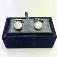 3003 Sterling Silver White Pearl Cufflinks[Formal Accessories] Yamamoto(EXCY) Sub Photo