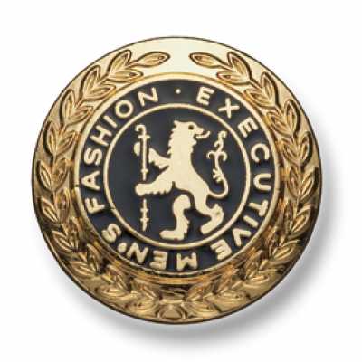 550 Made In Japan Metal Button For Suits And Jackets Gold/Navy Blue