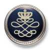 802 Japan-made Metal Button For Suits And Jackets Silver/Navy Blue