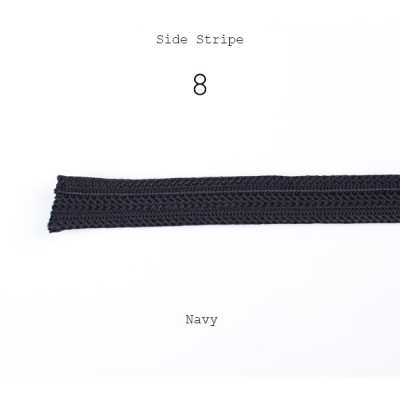8 Side Stripe Tape Rayon 100% Side Stripe Edging 15mm Wide Navy