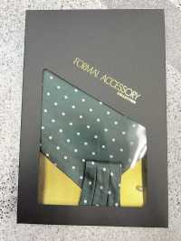 AS-601 Domestic Silk Ascot Tie Dot Pattern Green[Formal Accessories] Yamamoto(EXCY) Sub Photo