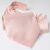 AS-984 Domestic Silk Ascot Tie Moss Stitch Pattern Pink