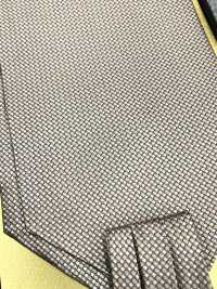 AS-992 Domestic Silk Ascot Tie Moss Stitch Pattern Brown[Formal Accessories] Yamamoto(EXCY) Sub Photo