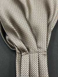 AS-992 Domestic Silk Ascot Tie Moss Stitch Pattern Brown[Formal Accessories] Yamamoto(EXCY) Sub Photo