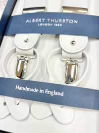 AT-WHITE Albert Thurston Suspenders No Pattern White 2way Type[Formal Accessories] ALBERT THURSTON Sub Photo