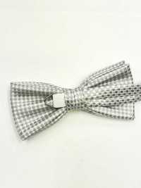 BF-985 Domestic Silk Bow Tie Moss Stitch Pattern Light Gray[Formal Accessories] Yamamoto(EXCY) Sub Photo