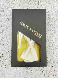 BFK-203 Luxury Material Shawl Label Silk Used Sword Bow Tie Off White[Formal Accessories] Yamamoto(EXCY) Sub Photo