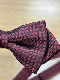 BFK-987 Domestic Silk Jacquard Sword Butterfly Thai Moss Stitch Pattern Wine Red[Formal Accessories] Yamamoto(EXCY) Sub Photo