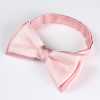 BFS-974 Combination Bow Tie, Pink, Polka Dot Pattern, Silk, Made In Japan