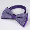 BFS-988 Combination Bow Tie, Purple Silk, Made In Japan