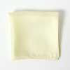 CF-1117 Japanese-made Twill 16 Momme Silk Pocket Square Light Yellow