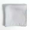 CF-1203 Made In Japan Twill Weave 16 Momme Silk Handkerchief Light Gray