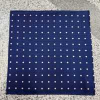 CF-602 100% Domestic Silk Pocket Square Dot Pattern Blue[Formal Accessories] Yamamoto(EXCY) Sub Photo